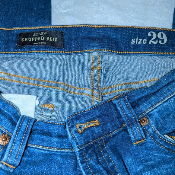 JCrew Cropped Reid Jeans - Picture 3 of 3